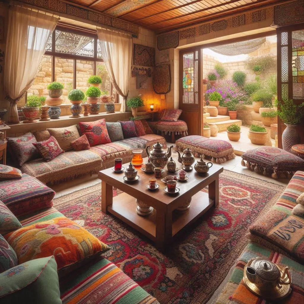 ديكور غرف معيشة اردني تركي